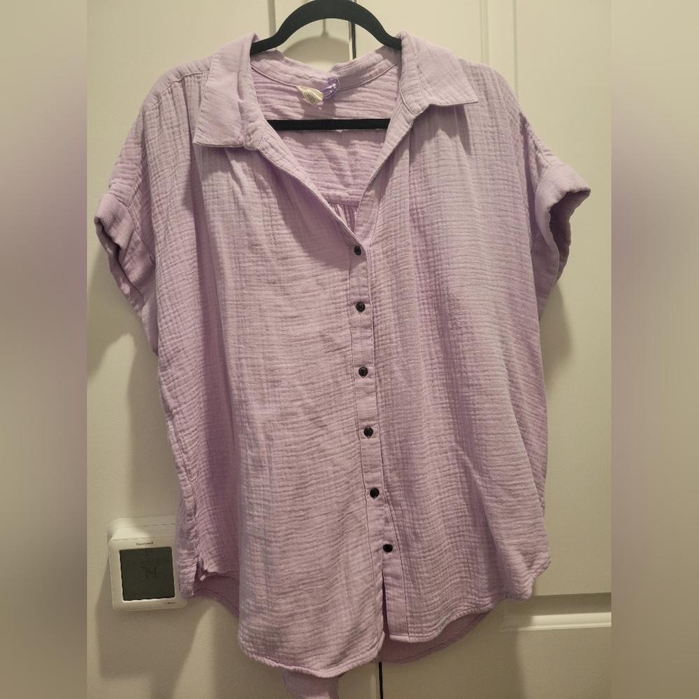 CASLON Purple Top, Size XL